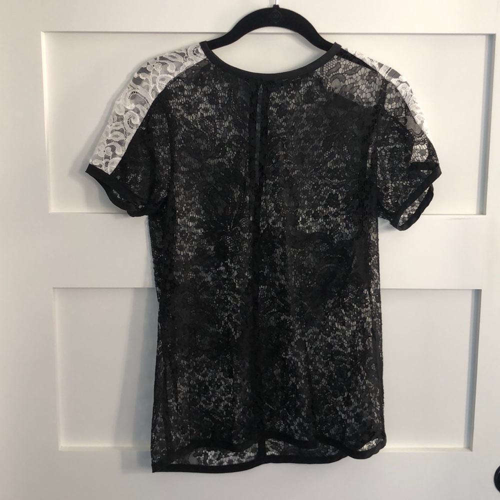 Nannette Lepore lace top size S